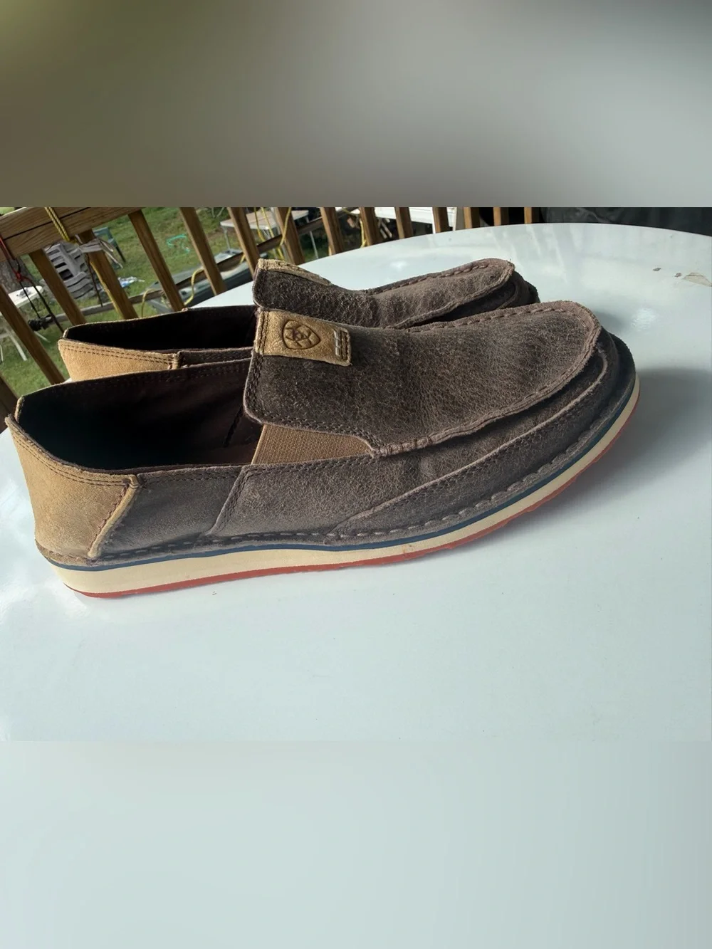 Ariat Cruiser Mens 9 D Slip On Shoes Loafers Casual Leather Cruiser